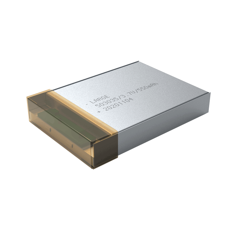 3.7V 550mAh 醫療輔助裝置模塊 聚合物鋰電池，鈷酸鋰材料