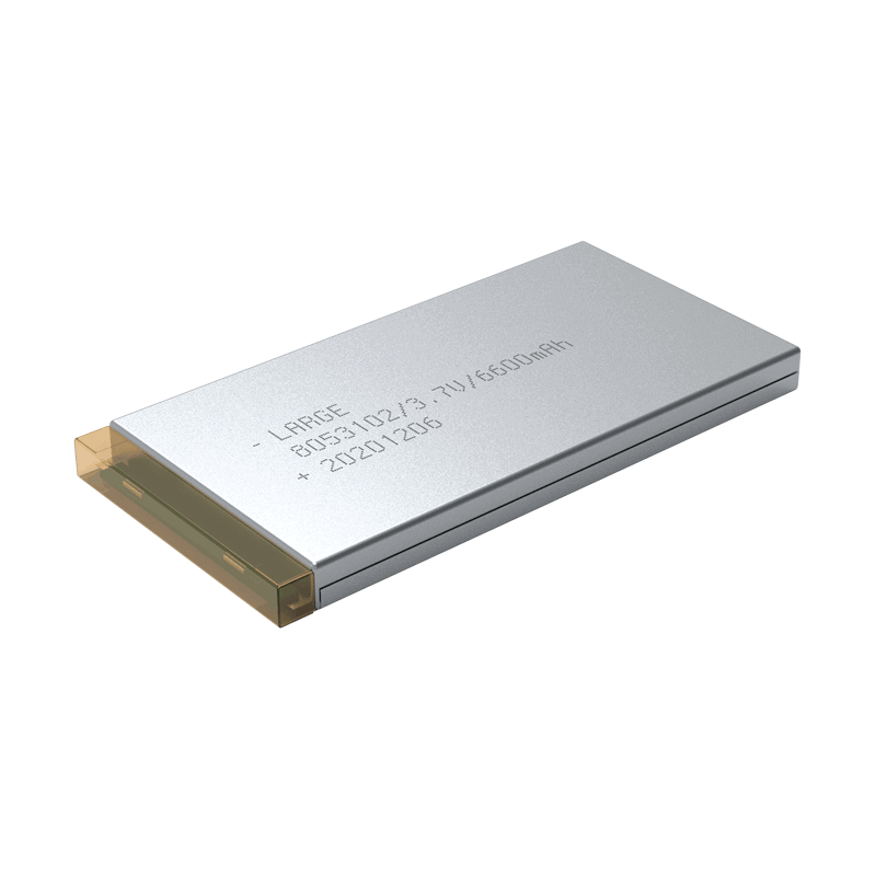 3.7V 550mAh手持智能檢測設備聚合物鋰電池